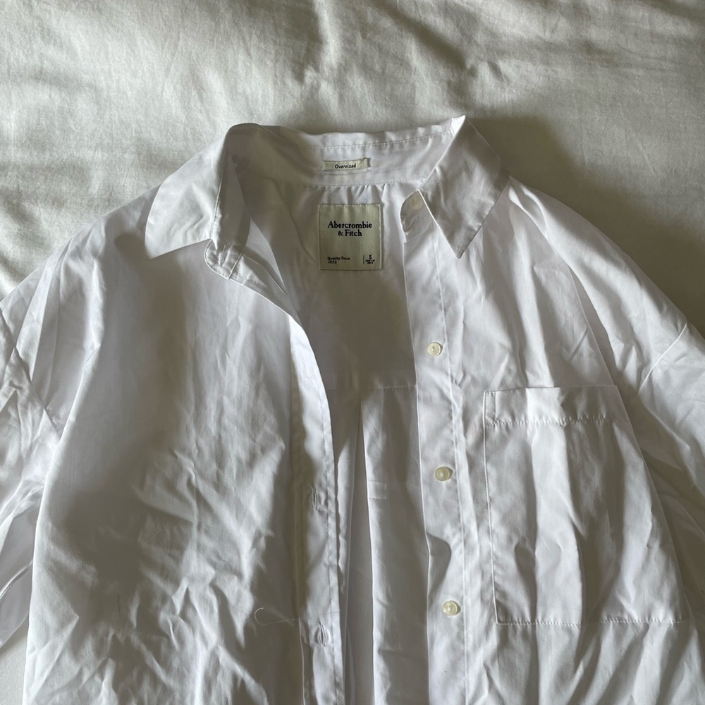 Abercrombie & Fitch Oversized Dress Shirt